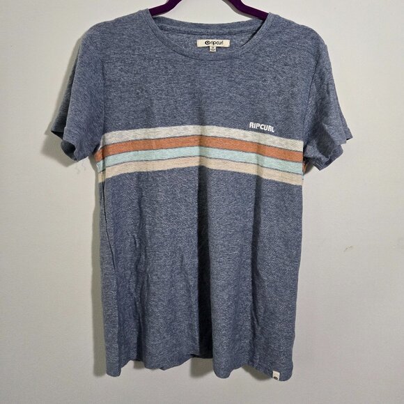Rip Curl blue tee short sleve shirt size M - Picture 1 of 3